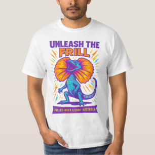 Camiseta Desperte a Gorgueira – Lagarto de Pescoço Franjado