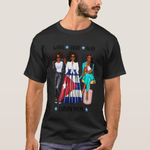 Camiseta Desperte Reze Mate Mãe Cubana de Cuba Afro-Cubana