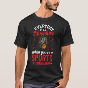 Camiseta Desportista desportista Anunciante de Esporte