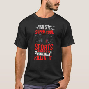 Camiseta Desportista Esportivo Apresentador de Esporte 1