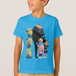 Camiseta Desprezível   Miniações, Gru e Raparigas