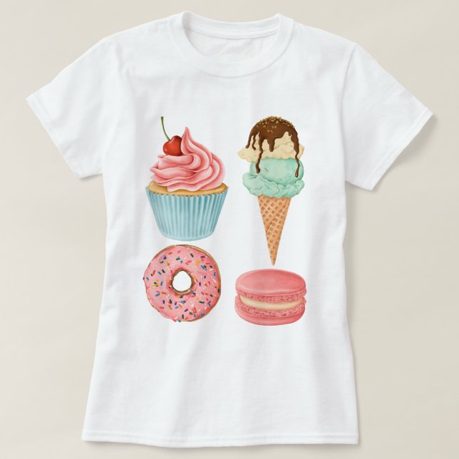 Camiseta Desserts (Frente do Design)