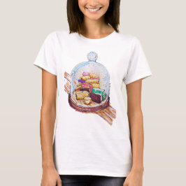 Camiseta Desserts Sob Cama De Vidro
