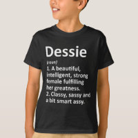 Dessie Definition Personalised Name Funny Christma
