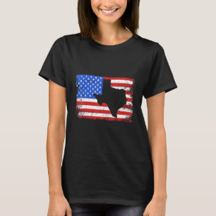Camiseta Destaque de Sinalizador do Texas American Incomoda