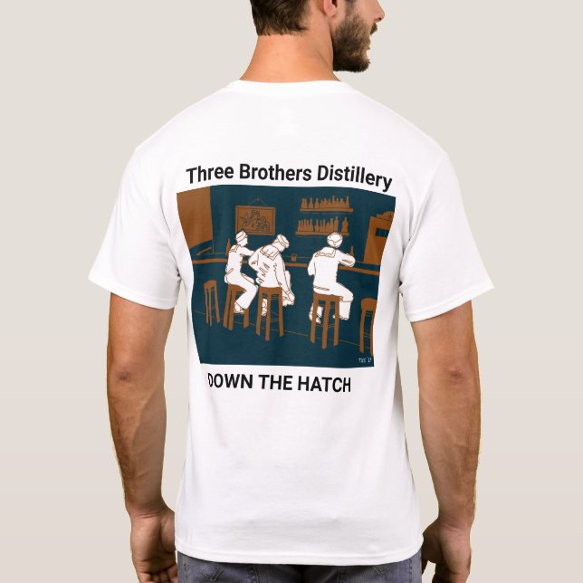 Camiseta Destilaria de três irmãos (Verso)