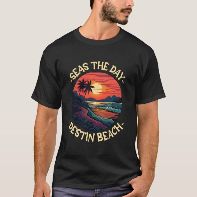 Camiseta Destin Beach Beach Sayings (Frente)