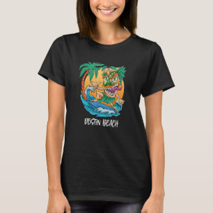 Camiseta Destin Beach Florida Surfing Tiki Beach Vacation M