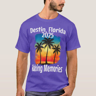 Camiseta Destin Florida 2025 Memórias do Fazer Férias de Pr