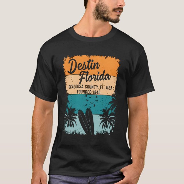 Camiseta Destin Florida Fl Beach E (Frente)