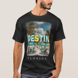 Camiseta Destin Florida Fl Beach Paradise Sd533