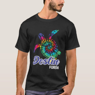 Camiseta Destin Florida Souvenirs Destin Beach Tie Dye Sea