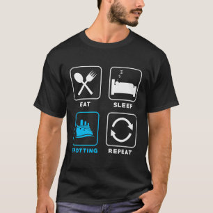 Camiseta Destino De Navio Atalhador De Embarcações De Comid