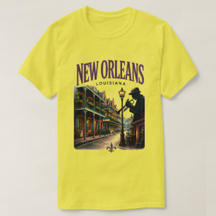 Camiseta Destino de Viagem do Bairro Francês de Nova Orlean