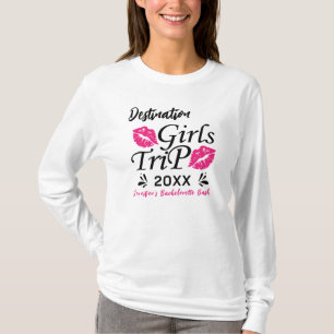 Camiseta Destino Despedida de Solteira Nome da Turma Ano Gr