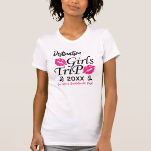 Camiseta Destino Despedida de Solteira Nome da Turma do Ano