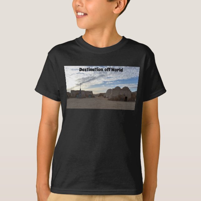 Camiseta Destino fora do mundo (Frente)
