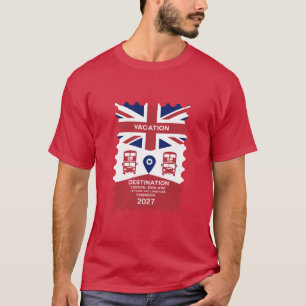 Camiseta Destino - Londres - Férias no Reino Unido