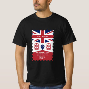 Camiseta Destino - Londres - Férias no Reino Unido