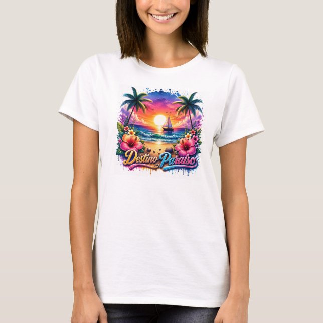 Camiseta Destino Paraíso   (Frente)