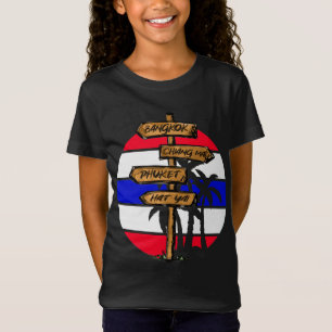 Camiseta Destinos da Tailândia - Bangkok Chiang Mai Phuket
