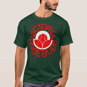 Camiseta Destituída Victoria Rosebuds Liga Menor de Basebal