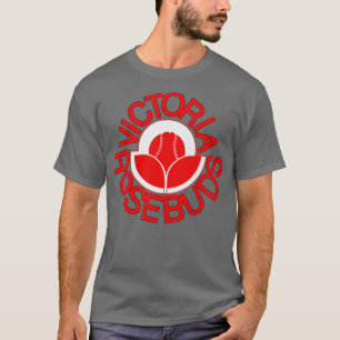 Camiseta Destituída Victoria Rosebuds Liga Menor de Basebal
