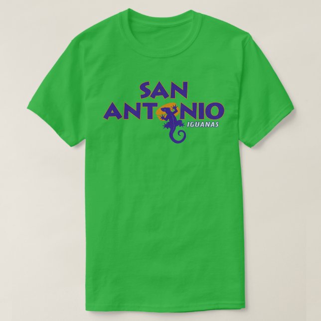 Camiseta Destituído San Antonio Iguanas CHL Hockey 1994 (Frente do Design)