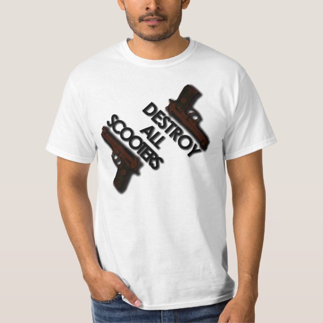 Camiseta Destory todos os patinetes (Frente)