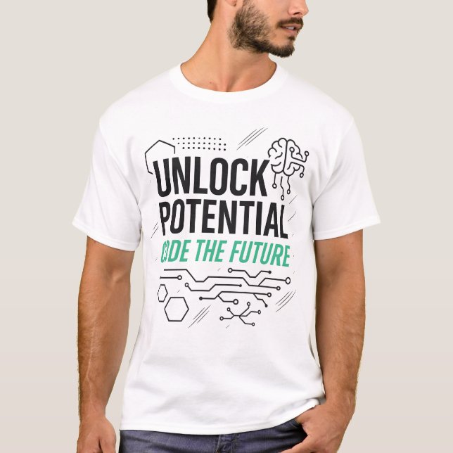 Camiseta Destrave Código Potencial Tee Futuro (Frente)
