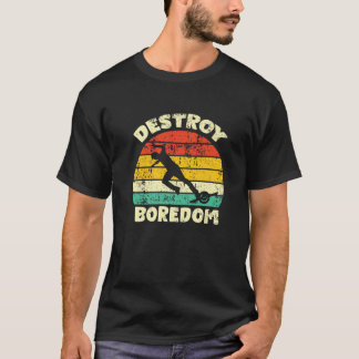 Camiseta Destroy Boredom One Wheel Electric Skateboard Floa