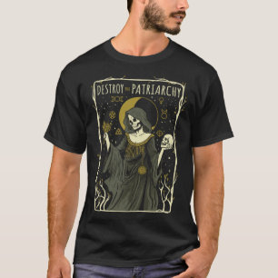 Camiseta Destrua o Cartão de Morte Tarot Patriarcado Femini