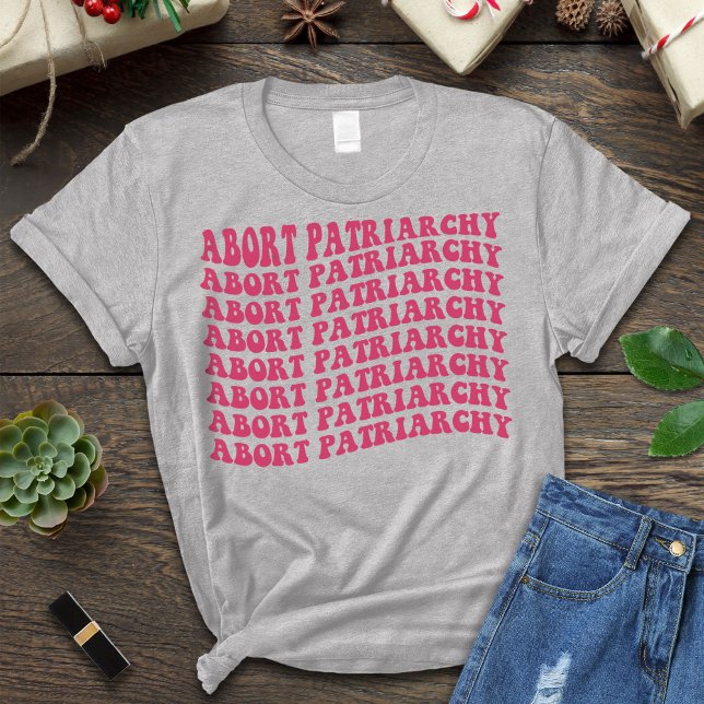 Camiseta Destrua Patriarquia, citação feminista, protesto (Criador carregado)