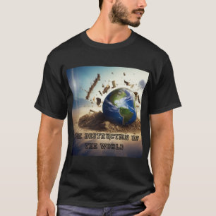 Camiseta destruição