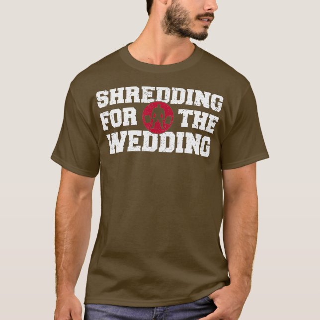 Camiseta Destruição De Giro Engraçado De Casamento Engraçad (Frente)