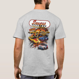 Camiseta Destruição Noturna de Sábado da Saugus Speedway
