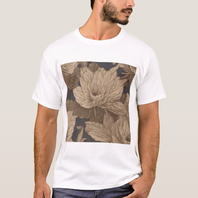 Camiseta Destruindo flores índicas ao lado do caminho para  (Frente)