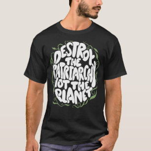 Camiseta Destruir A Patriarquia Não O Ouvido Feminista Plan