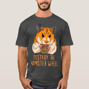 Camiseta Destruir A Roda De Hamster - Roedor De Malhação Bo