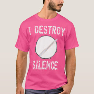 Camiseta Destruir o silêncio dos instrumentos musicais dest