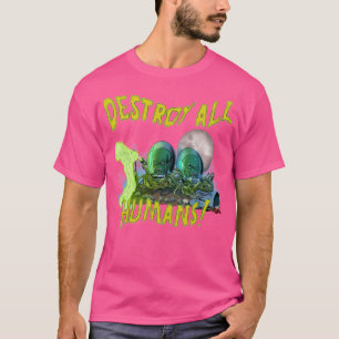 Camiseta Destruir todos os humanos
