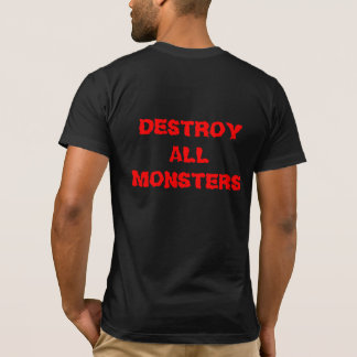 Camiseta Destruir todos os monstros
