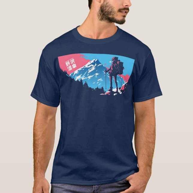 Camiseta Destruiu as toalhas de Nozawa Onsen (Frente)