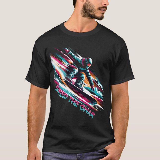 Camiseta Destruiu o Gnar Snowboard (Frente)