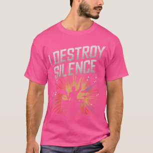 Camiseta Destruo Pavimentos De Tambor De Silêncio