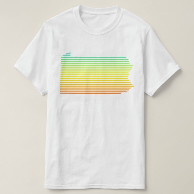 Camiseta desvanecimento da penhoria (Frente do Design)