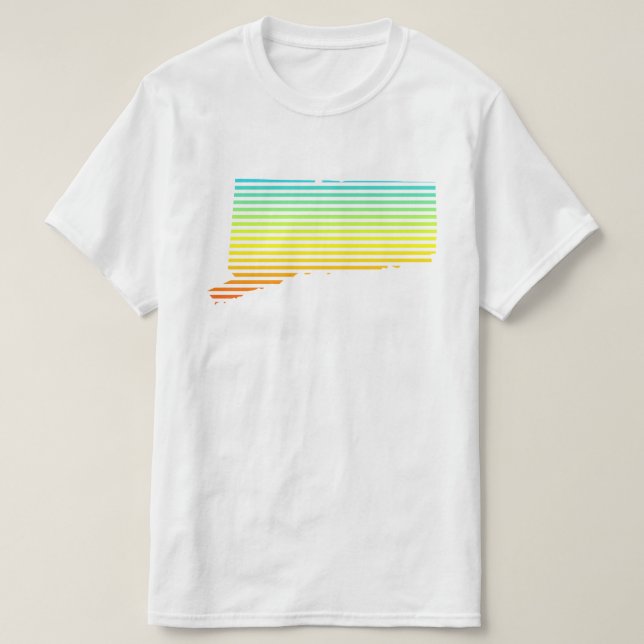 Camiseta desvanecimento do resfriamento de conexão (Frente do Design)