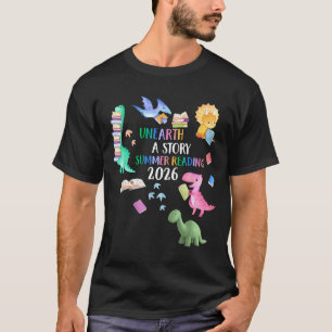 Camiseta Desvendar um Livro de Dinossauros da História 2026