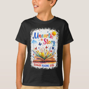 Camiseta Desvendar uma história verão leitura 2026 wildflow