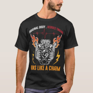 Camiseta Desvio de Sobrevivência do Ataque Cardíaco do Mo
